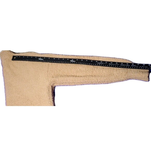 Soft Tan Fuzzy Knit Cardigan – Women’s Small – Cozy Whimsigoth Sweater - Picture 9 of 10